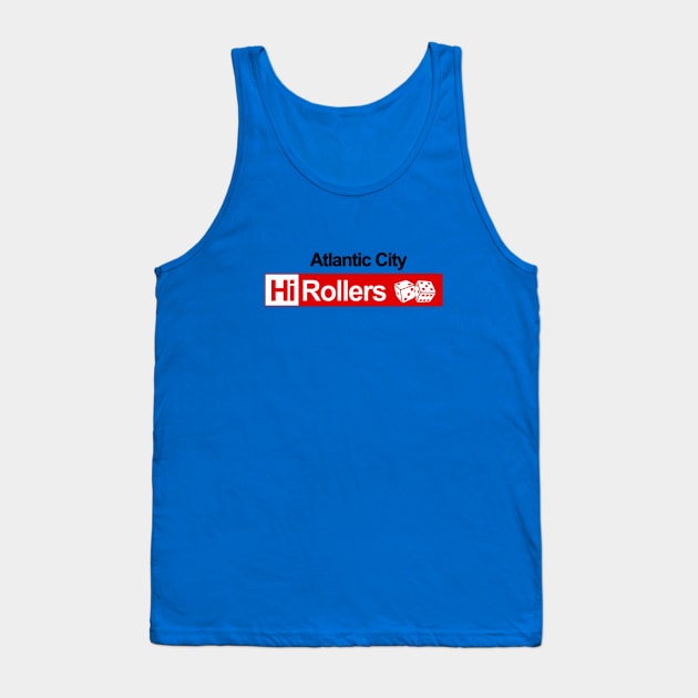 Defunct Atlanta City Hi Rollers Basketball CBA Tank Top by LocalZonly